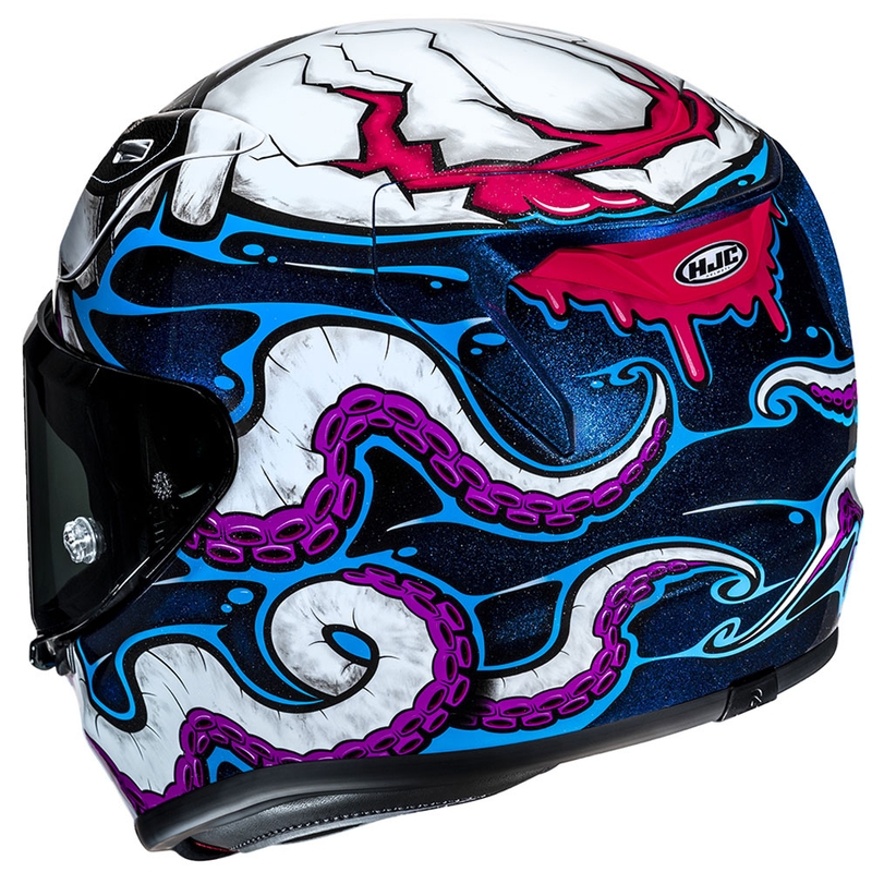 HJC RPHA 12 Kraken MC28 belo-modra-črna integralna motoristična čelada