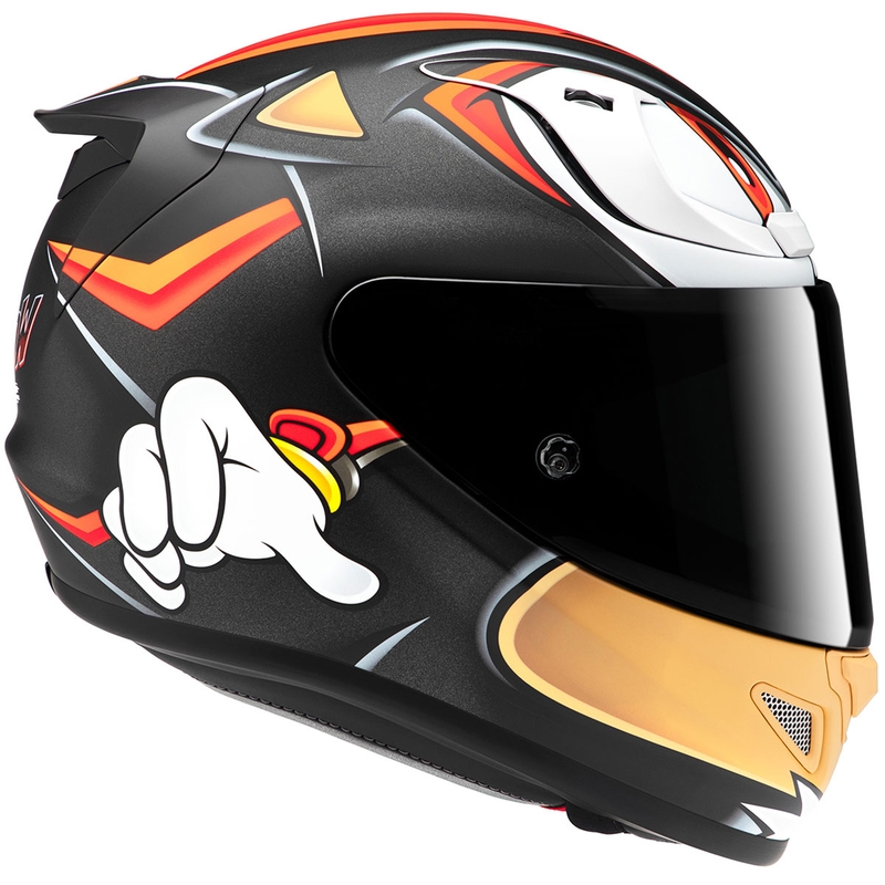 HJC RPHA 12 Shadow The Hedgehog MC1SF Full Face motoristična čelada črno-rdeča-oranžna razprodaja
