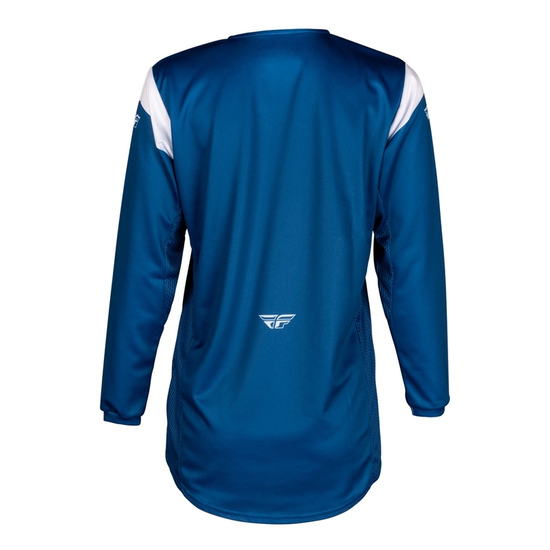 Otroški motokros dres FLY Racing Kinetic Stoke modro-bel