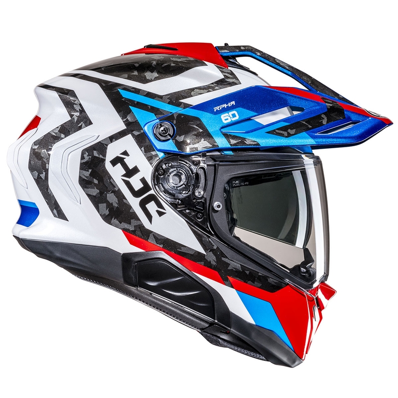 Enduro motoristična čelada HJC RPHA 60 Dakar MC21 modro-črno-bela