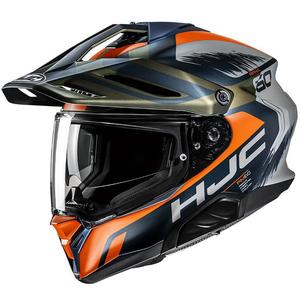 Enduro motoristična čelada HJC RPHA 60 Quid MC47SF modro-sivo-oranžna