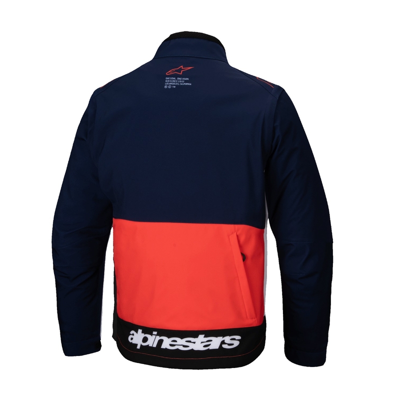 Alpinestars Lite Dura Softshell modro-oranžno-bela softshell jakna