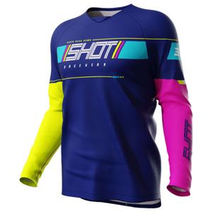 Otroška majica za motokros Shot Indy blue razprodaja