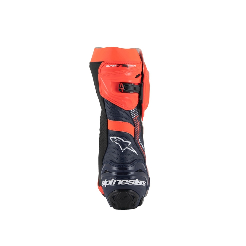 Motoristični škornji Alpinestars Supertech R Vented Limited Edition MM93 Marc Marquez Fluo Red-Blue-Black