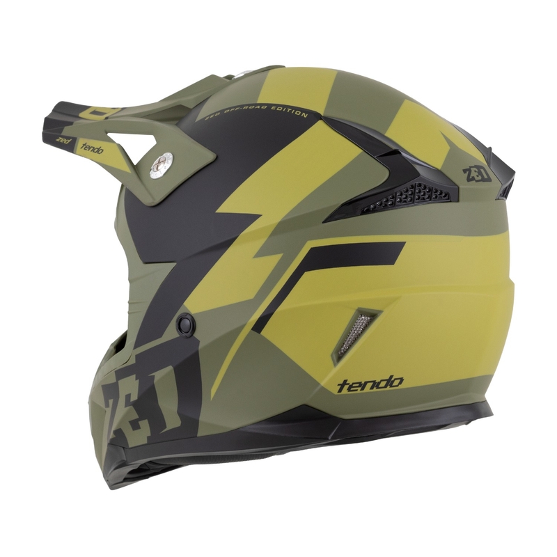 Otroška motokros čelada ZED X1.9 Tendo temno zelena-svetlo zelena