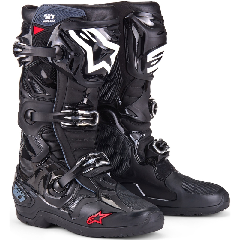 Črni motoristični škornji Alpinestars Tech 10 Enduro