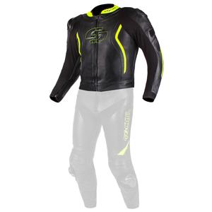 Moška jakna Tschul 535 black-fluo yellow razprodaja