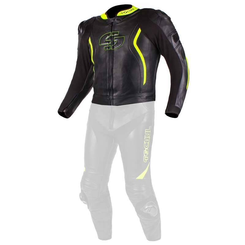 Moška jakna Tschul 535 black-fluo yellow razprodaja