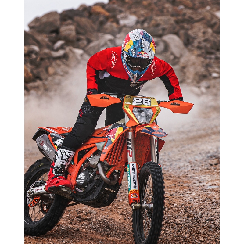 Alpinestars PRO-Dura jakna črno-rdeče-bela