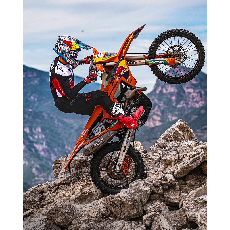 Alpinestars PRO-Dura motokros dres črno-rdeče-bel