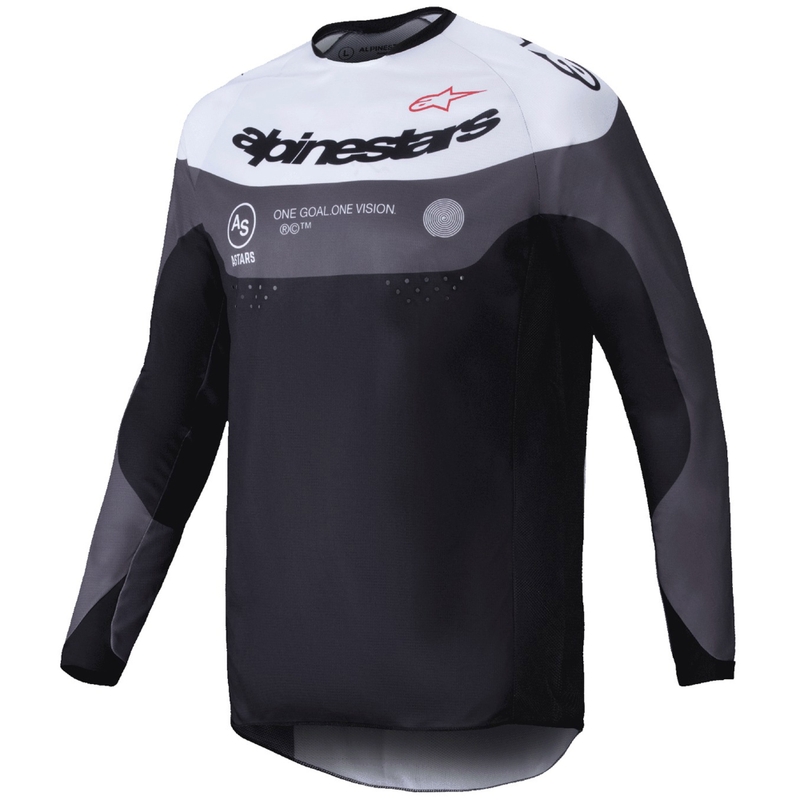 Alpinestars PRO-Dura motokros dres črno-bel