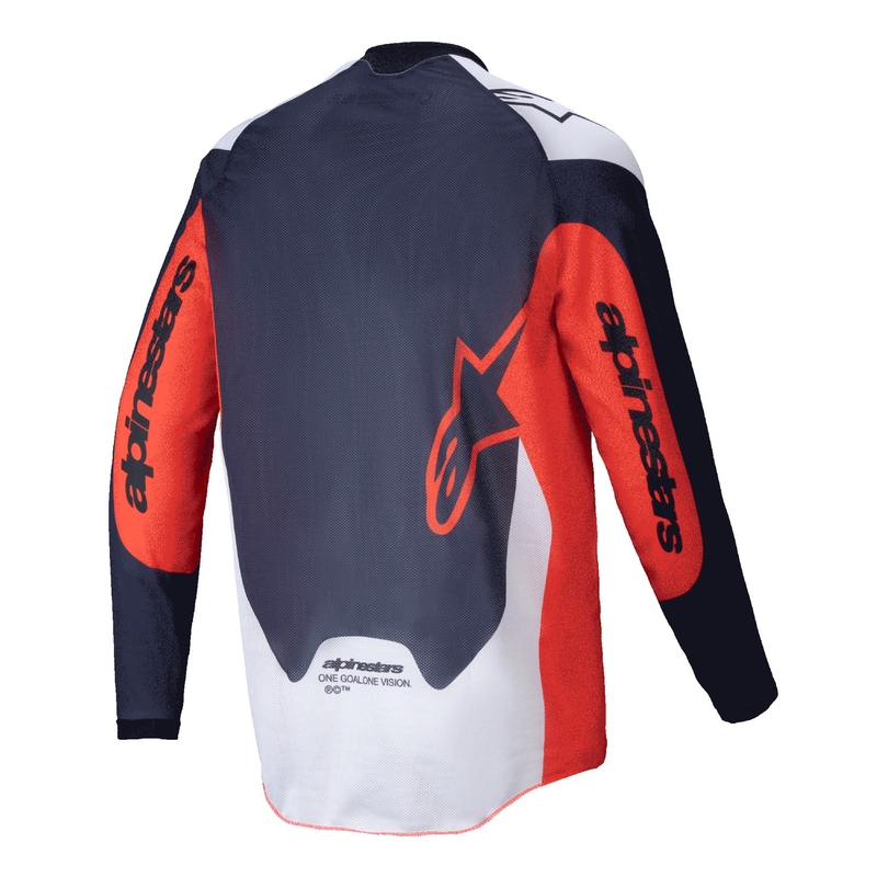Alpinestars PRO-Dura motokros dres modro-oranžno-bel
