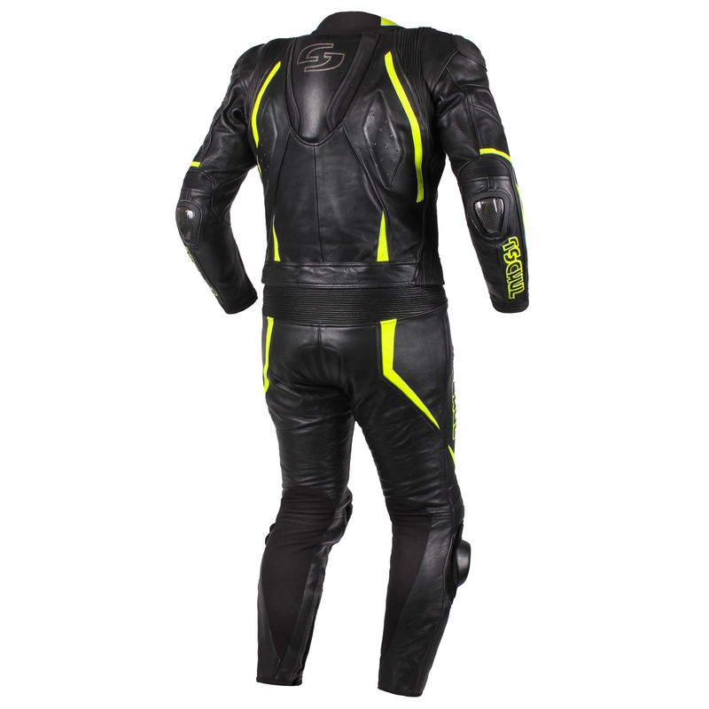 Moške hlače Tschul 535 black-fluo yellow - razprodaja