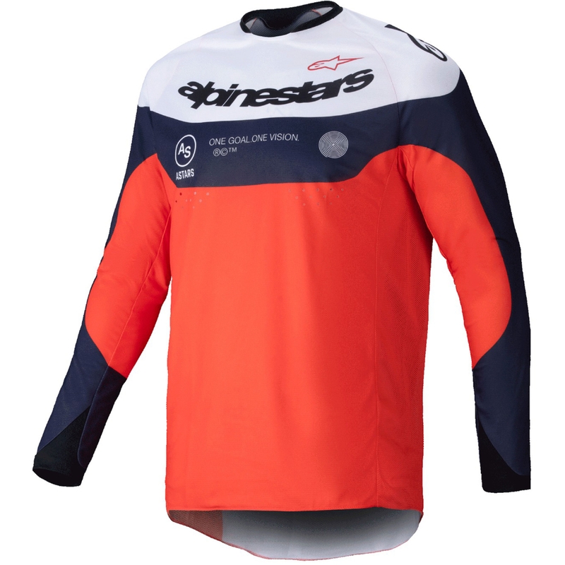 Alpinestars PRO-Dura motokros dres modro-oranžno-bel
