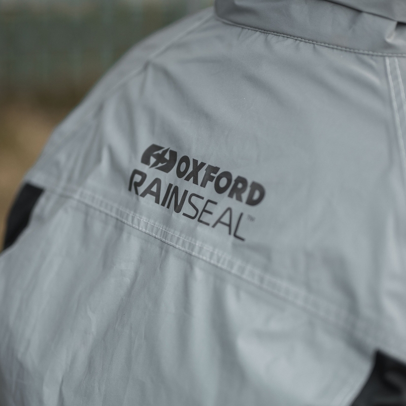Vodoodporna jakna Oxford Rain Seal odsevno siva