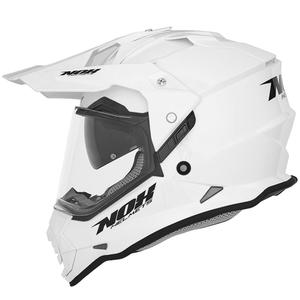Enduro čelada NOX N312 biserno bela