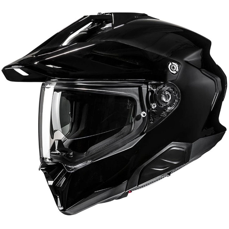 Enduro motoristična čelada HJC RPHA 60 Solid black glossy