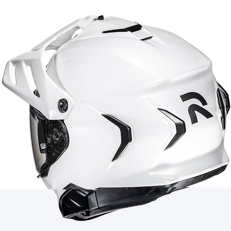 Enduro motoristična čelada HJC RPHA 60 Solid biserno bela