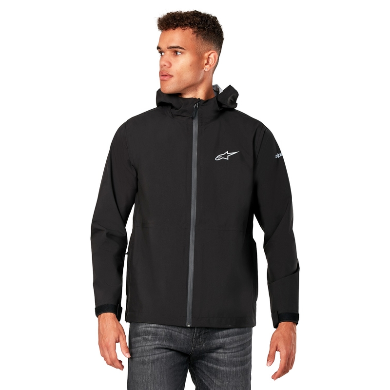 Črna dežna jakna Alpinestars Kaskade