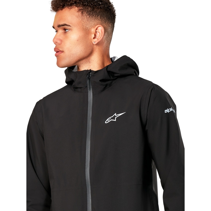 Črna dežna jakna Alpinestars Kaskade