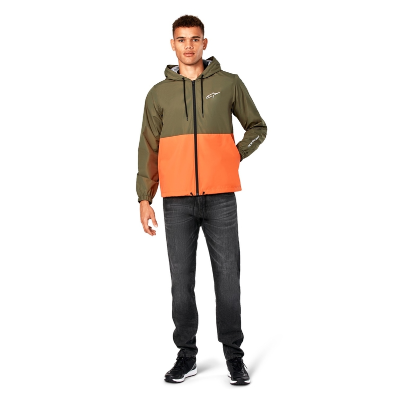 Alpinestars Speeded Windbreaker jakna zeleno-oranžna