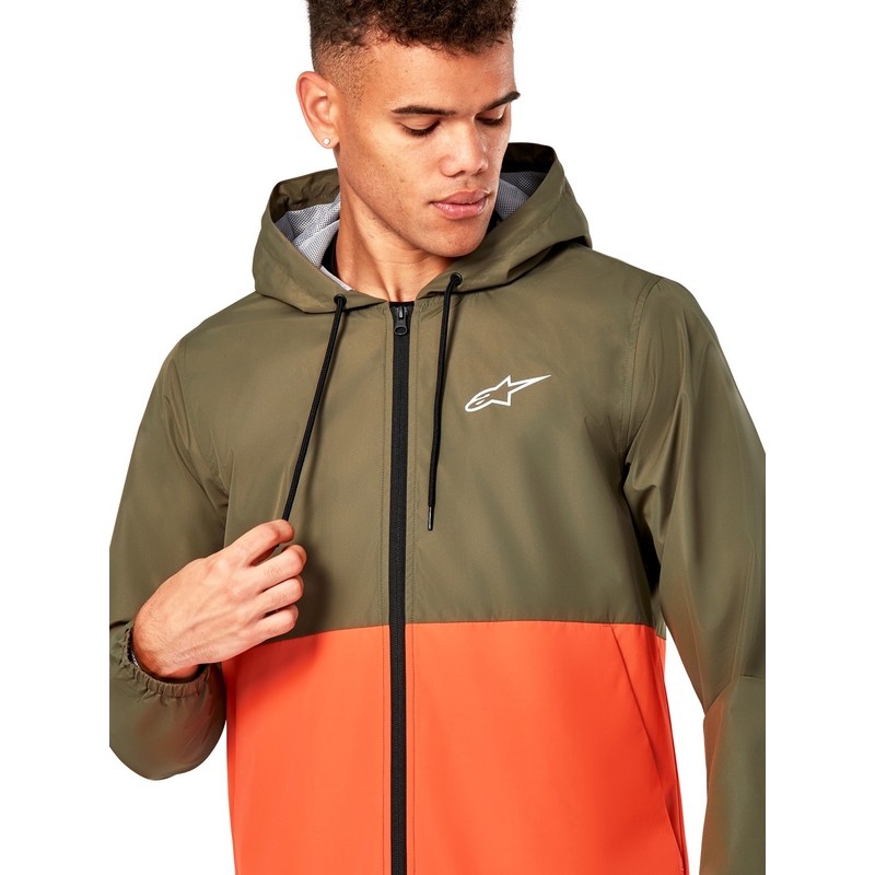 Alpinestars Speeded Windbreaker jakna zeleno-oranžna