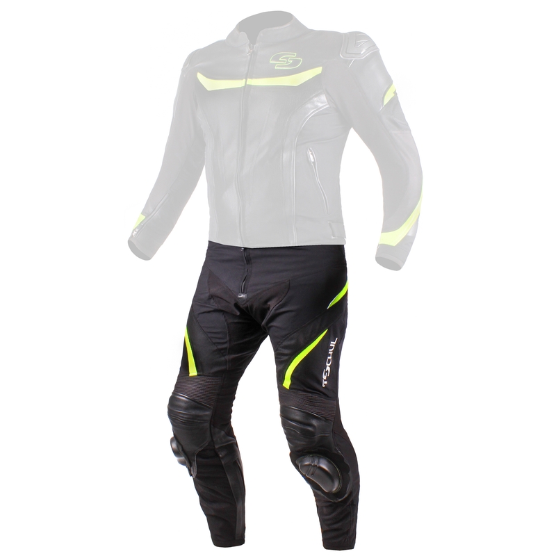 Moške hlače Tschul 875 black-fluo yellow