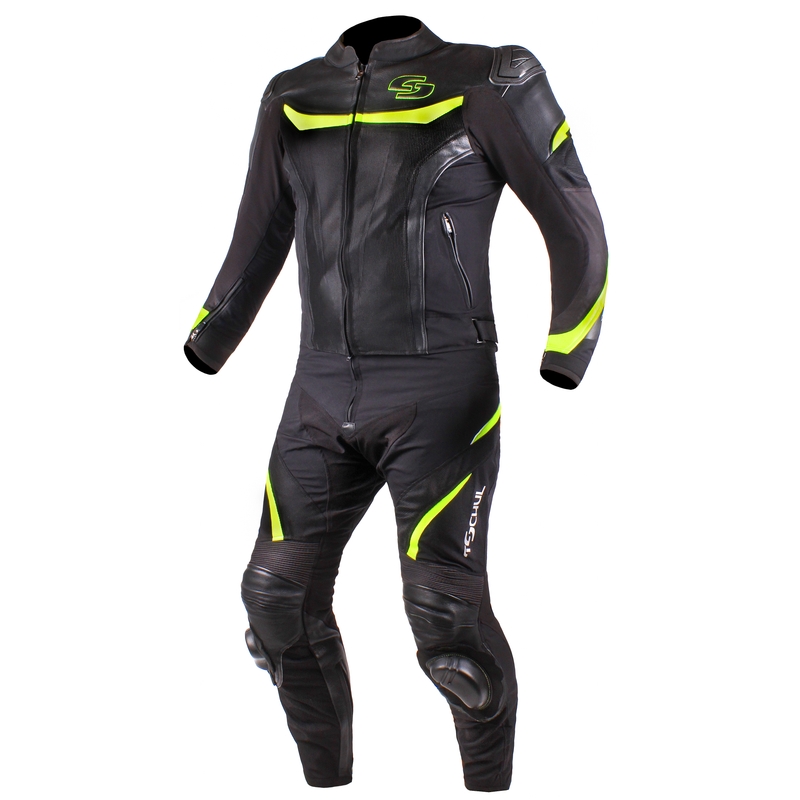 Moške hlače Tschul 875 black-fluo yellow