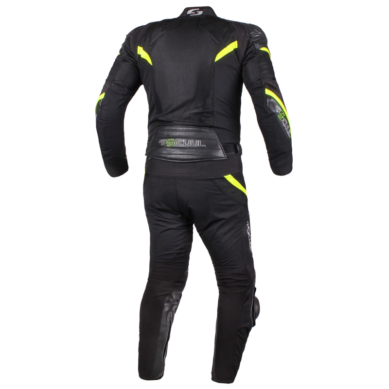 Moške hlače Tschul 875 black-fluo yellow