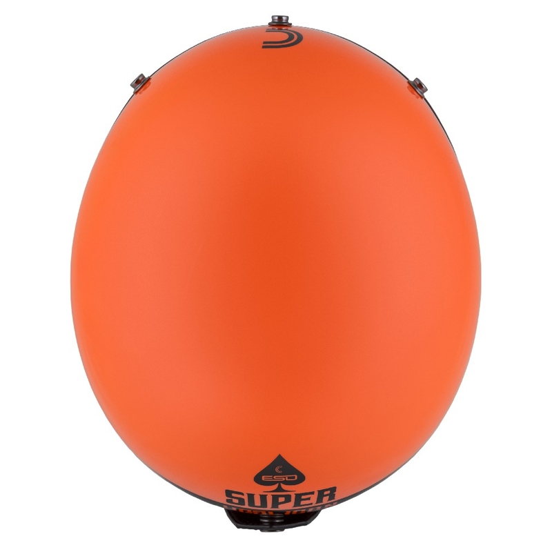 Cassida Eso Super Hooligan Open motoristična čelada Black-Orange Pearl