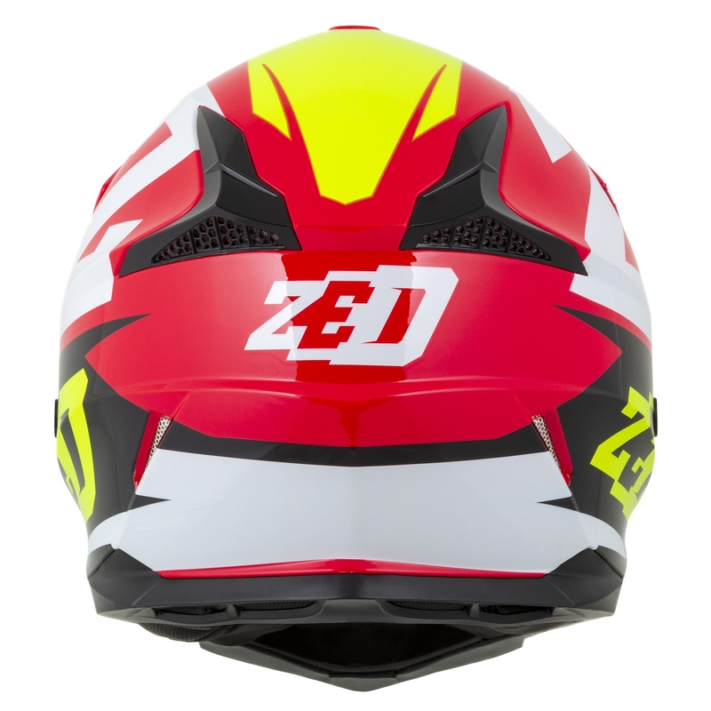 Motoristična motokros čelada ZED X1.9 Targa Red-Fluo Yellow-Black-White