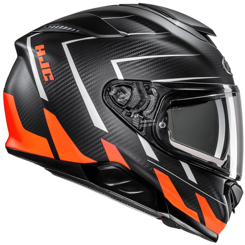 Celotna motoristična čelada HJC RPHA 71 CARBON Cano MC6HSF črno-oranžna razprodaja