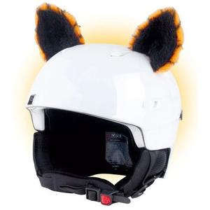 Oranžna ušesa za čelado Crazy Ears Cat