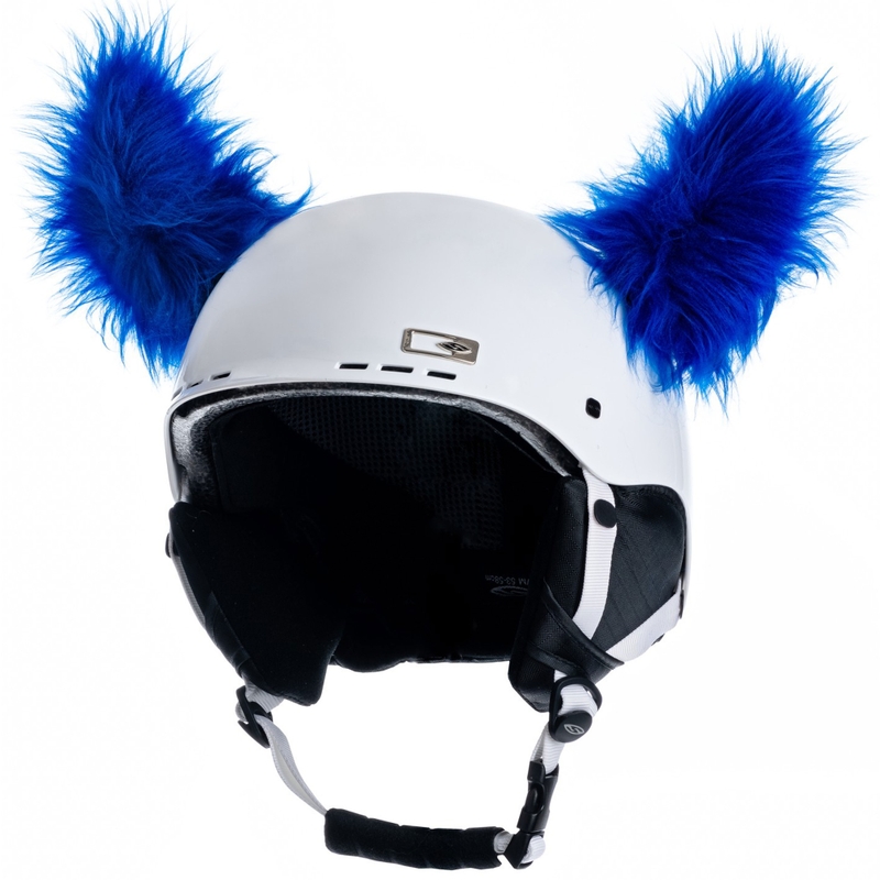 Crazy Ears čelada ušesa Rogovi modra