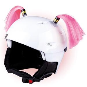 Ušesa za čelado Crazy Ears Ponytails roza
