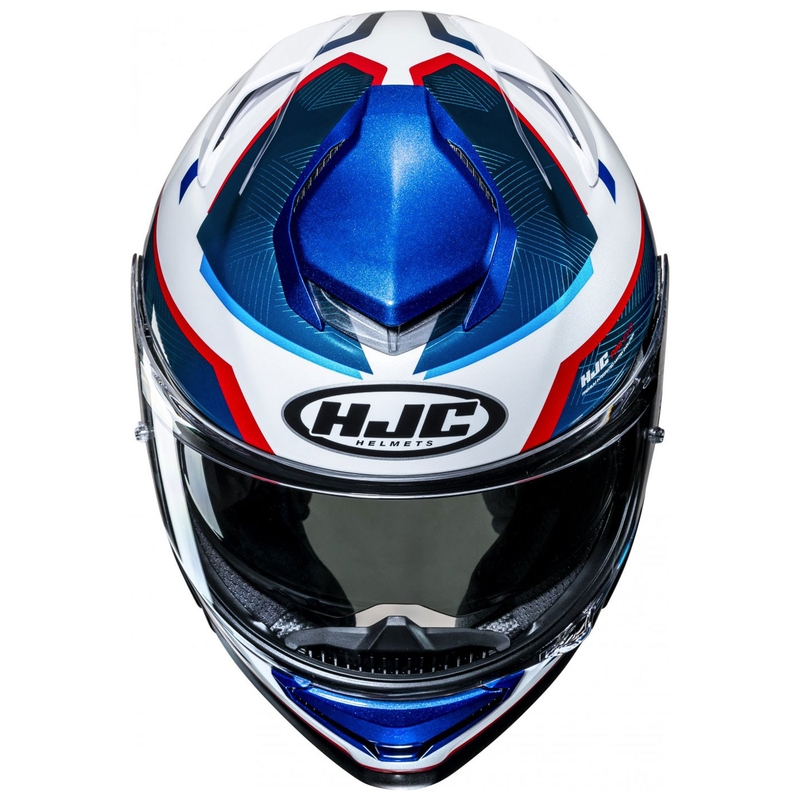 HJC RPHA 71 Ellon MC21 belo-modra-rdeča integralna motoristična čelada