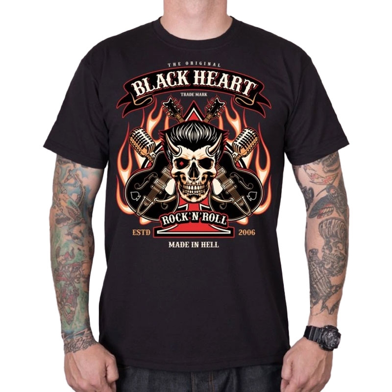 Majica Black Heart HillBilly Boy črna