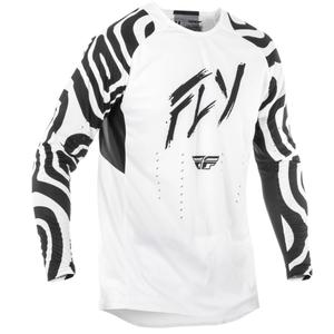 Motokros dres FLY Racing Evolution belo-črn