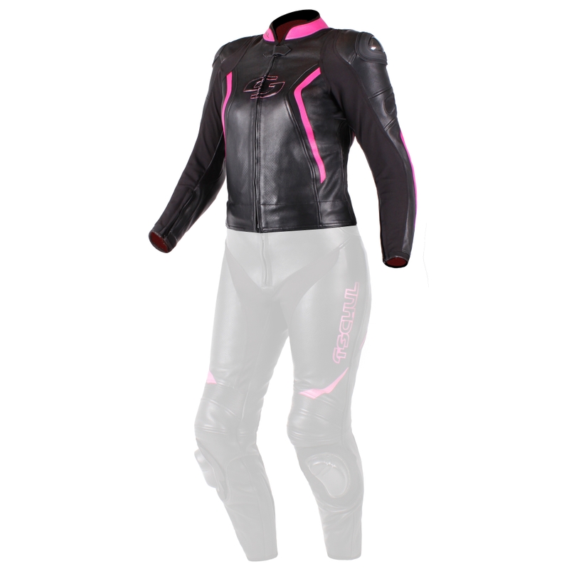 Ženska jakna Tschul 536 black and pink razprodaja