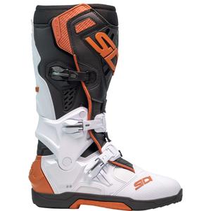 Motoristični škornji SiDi Crossair beli-črni-bronasti