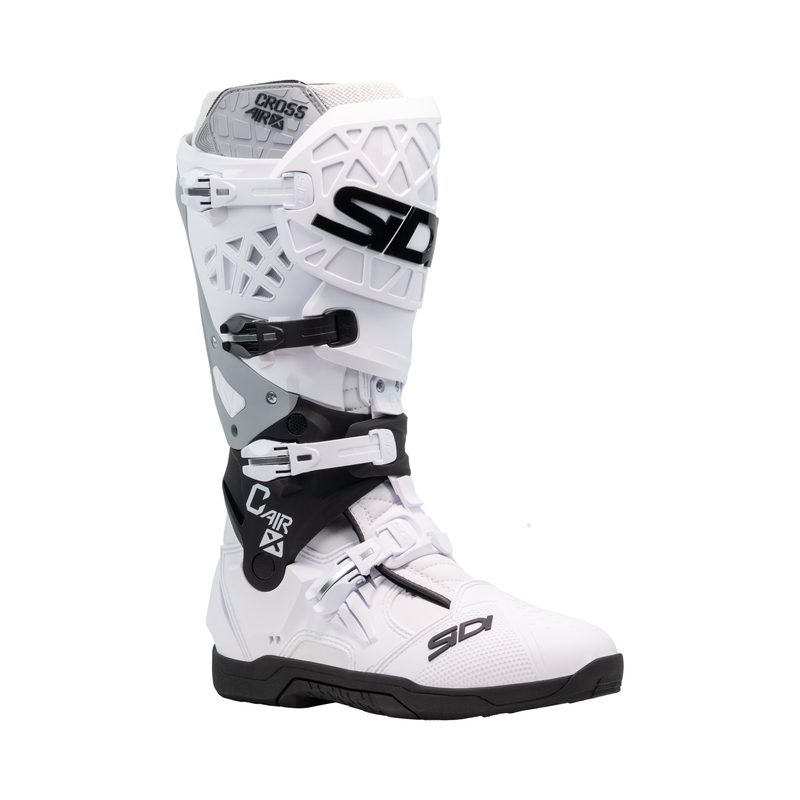 Motoristični škornji SiDi Crossair X belo-črni