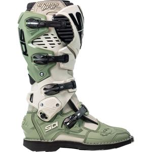 Motoristični škornji SiDi Crossfire 3 zeleno-bež