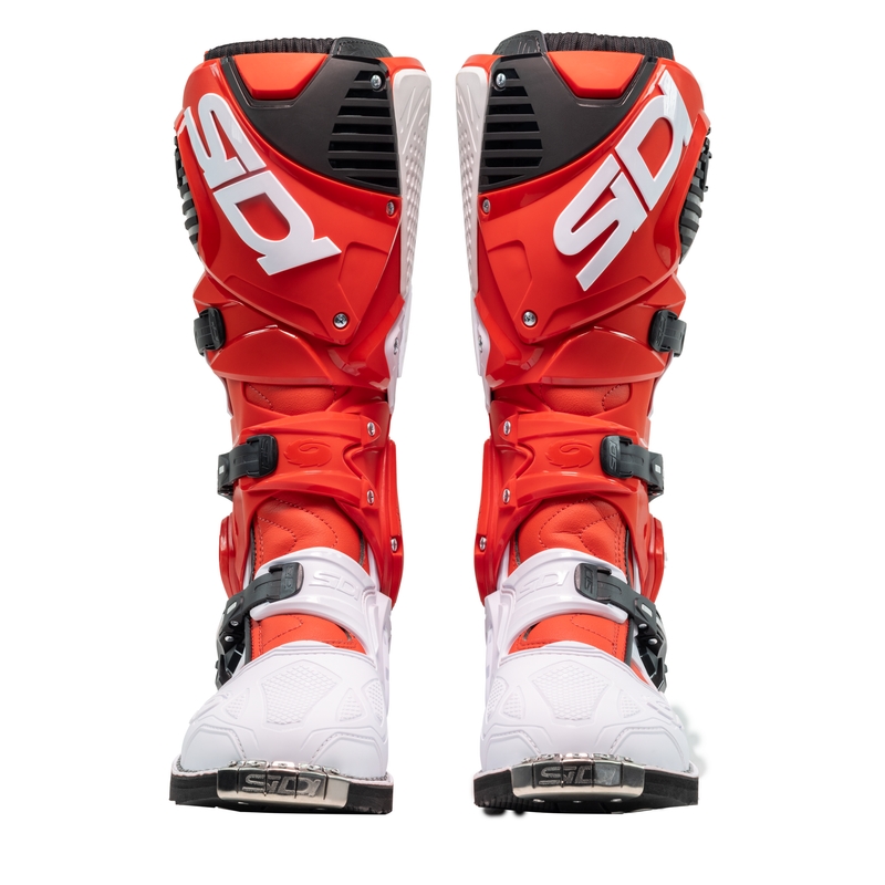 Motoristični škornji SiDi Crossfire 3 rdeče-beli