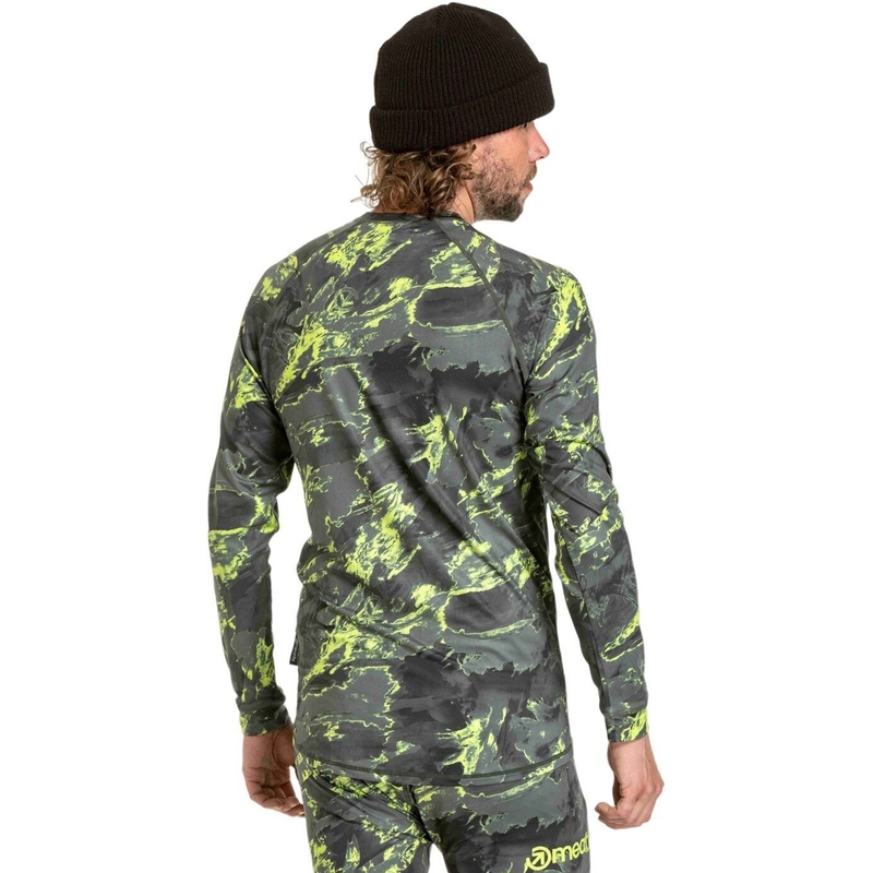 Moška termo majica Meatfly Avery modro-zelena camo