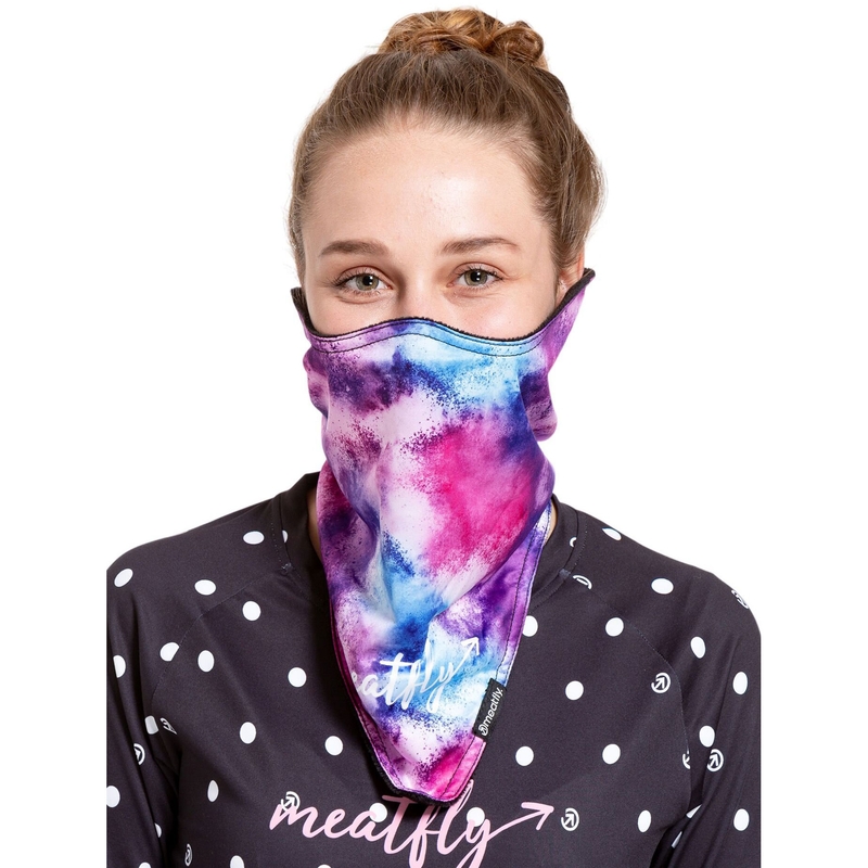 Vijolično-roza ovratna rutka Meatfly Frosty