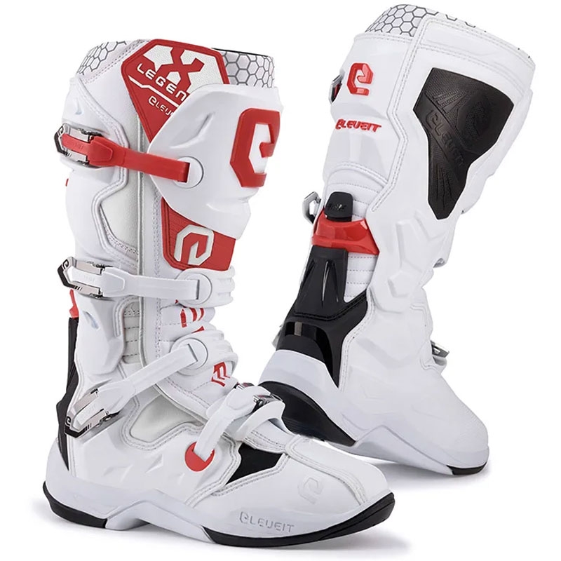 Motokros škornji Eleveit X-Legend EVO beli