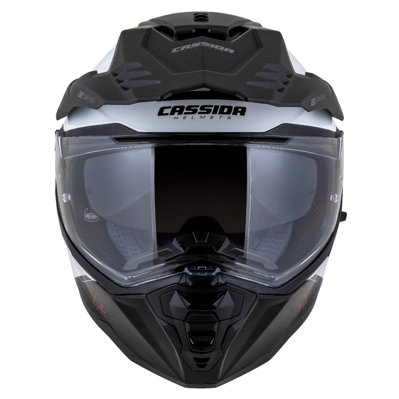 Enduro čelada Cassida Road Runner Dual belo-črna