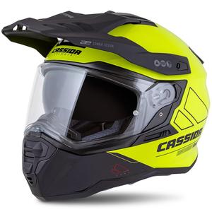 Enduro čelada Cassida Road Runner Dual fluo rumeno-črna