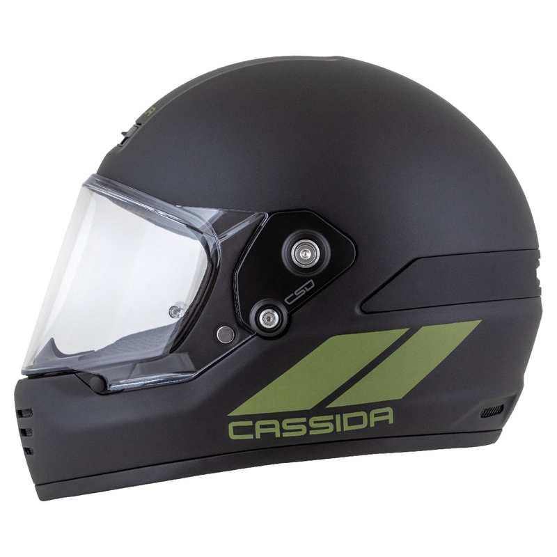 Enduro čelada Cassida FormX FlatOut mat črno-zelena