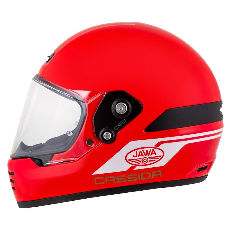 Enduro čelada Cassida FormX Jawa RotaX rdeče-belo-zlata